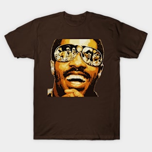 Stevie Wonder 73 Glasses Moment T-Shirt